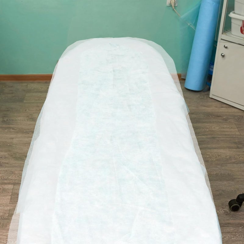 Healeved 10 Pack Disposable Sheets for Massage Tables Hotel Grade Soft Fabric Elastic Straps Spa Cover 220x90cm - Image 3