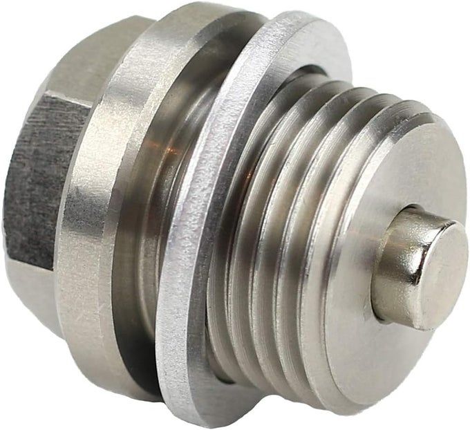 M18 x 1.5MM Magnetic Engine Oil Drain Plug - Stainless Steel - Fits BMW, Land Rover, Porsche, Volvo