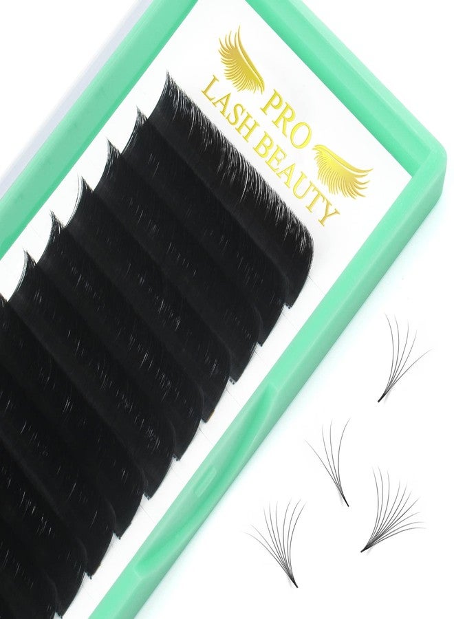 PRO LASHBEAUTY Easy Fan DD-0.07-20 Rapid Blooming Lashes 9-20mm Mega Volume Curl Flowering Lash Extensions - Image 1