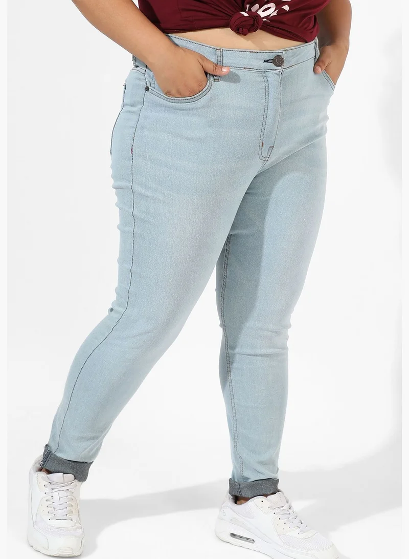 Instafab Plus Solid Jeans