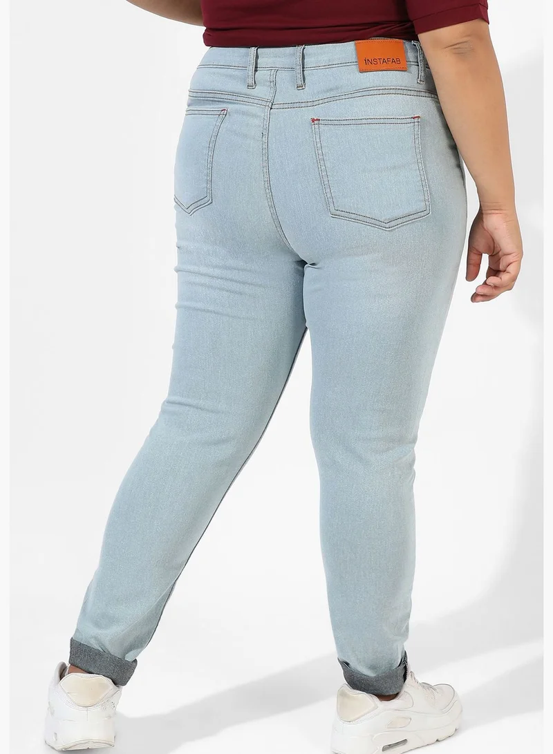 Instafab Plus Solid Jeans