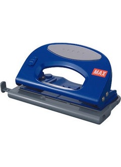 Max DP-15N Hole Punch Blue, Soft and non-slip, With adjustment bar  - Image 1