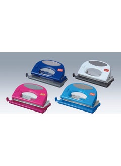 Max DP-15N Hole Punch Blue, Soft and non-slip, With adjustment bar  - Image 2