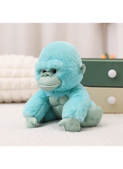 Plush King Kong Orangutan Doll Cute Cuddle Companion Doll Home Store Activity Ornaments Gifts-Specifications:30CM-Color:Blue