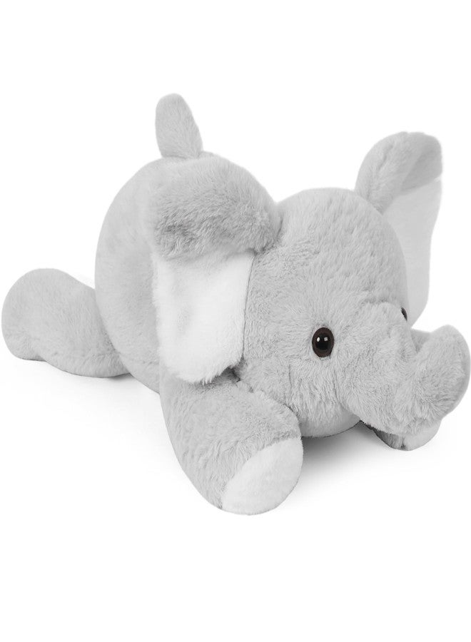 WeBingo Elephant Weighted Stuffed Animals, 5 Pounds Weighted Plush Toy 27" Comfort Big Weighted Throw Pillow Cute Elephant Plush Gifts for Kids & Adults(Gray Elephant, 27 Inch | 5 lbs) - Image 1