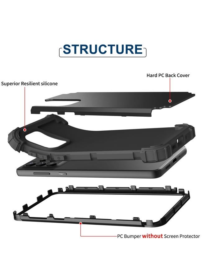 S-TOP Case For Samsung Galaxy A73 5G PC + Silicone Phone Case - Image 3
