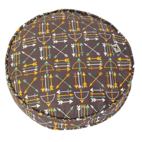 Molly Mutt Petite Dog Duvet Cover Round Papillon Print Measures 20 x 4 100 Cotton Durable Breathable Sustainable Machine Washable Dog Bed Cover PreShrunk - Image 1