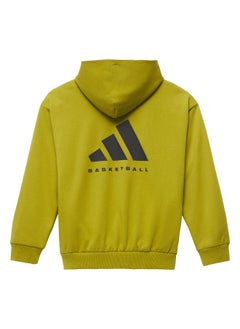 Adidas Adidas One Fl Hoody Green Basketball Sweatshirts For Unisex Xs  - Image 2