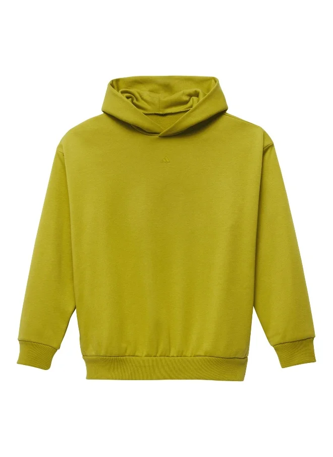 Adidas Adidas One Fl Hoody Green Basketball Sweatshirts For Unisex Xs