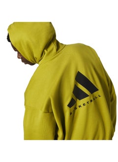 Adidas Adidas One Fl Hoody Green Basketball Sweatshirts For Unisex Xs  - Image 4