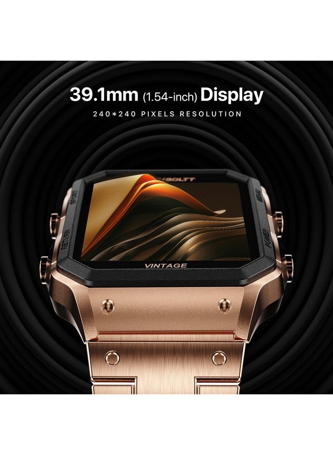 Fire-Boltt Fire-Boltt Vintage Smartwatch 39.1mm (1.52 inch) TFT Display, Stainless Steel Design, Bluetooth Calling, Multiple Sports Modes, Weather Updates, Smart Reminders - Image 4