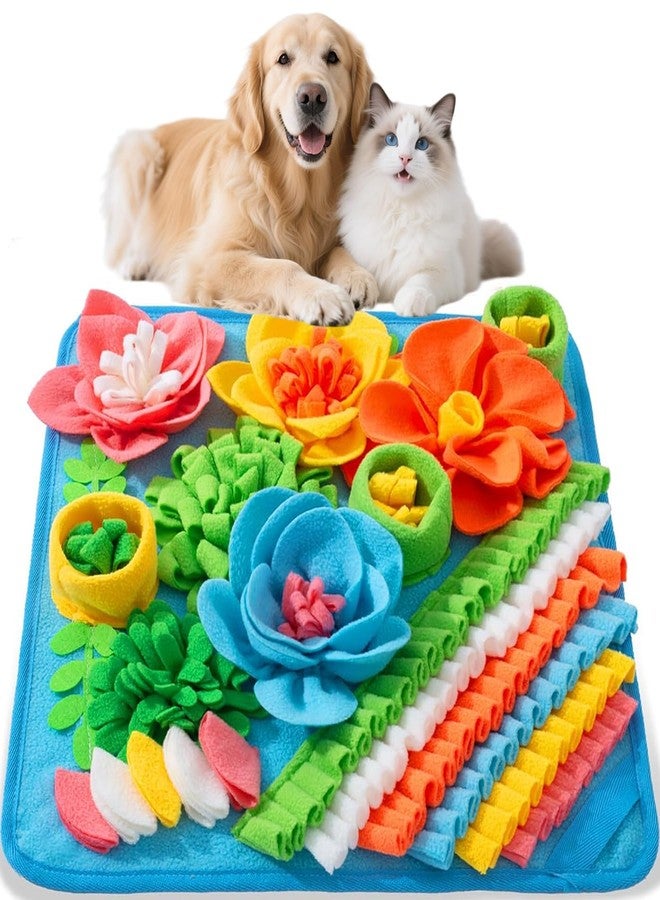 امير سجادة شم للكلاب من أمير، سجادة شم للكلاب، سجادة شم للكلاب لتشجيع التغذية البطيئة، تشجع مهارات البحث عن الطعام الطبيعية، تساعد على تناول الطعام ببطء، وتخفيف التوتر، وتساعد في التدريب، سجادة شم كبيرة، 20 بوصة - Image 1