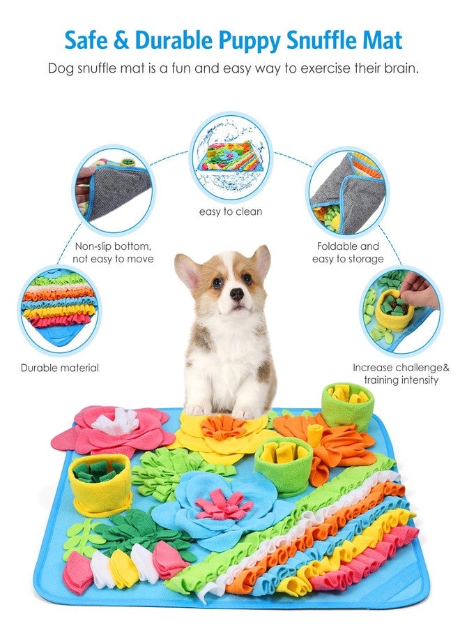 امير سجادة شم للكلاب من أمير، سجادة شم للكلاب، سجادة شم للكلاب لتشجيع التغذية البطيئة، تشجع مهارات البحث عن الطعام الطبيعية، تساعد على تناول الطعام ببطء، وتخفيف التوتر، وتساعد في التدريب، سجادة شم كبيرة، 20 بوصة - Image 5