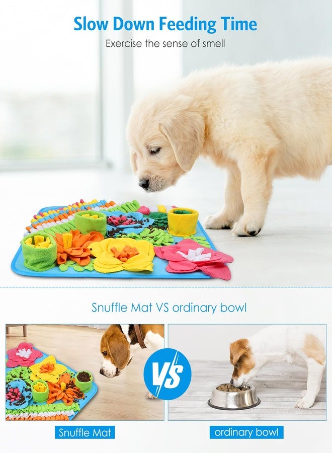 امير سجادة شم للكلاب من أمير، سجادة شم للكلاب، سجادة شم للكلاب لتشجيع التغذية البطيئة، تشجع مهارات البحث عن الطعام الطبيعية، تساعد على تناول الطعام ببطء، وتخفيف التوتر، وتساعد في التدريب، سجادة شم كبيرة، 20 بوصة - Image 4