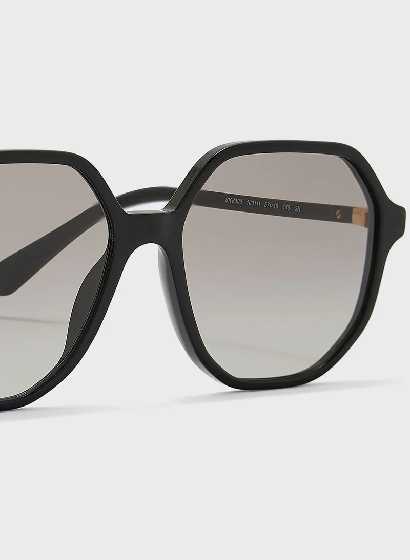 SWAROVSKI 0Sk6003 Oversized Sunglasses