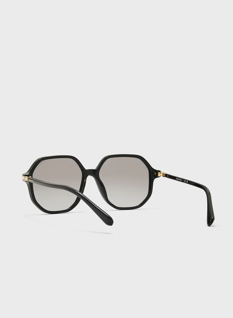 SWAROVSKI 0Sk6003 Oversized Sunglasses