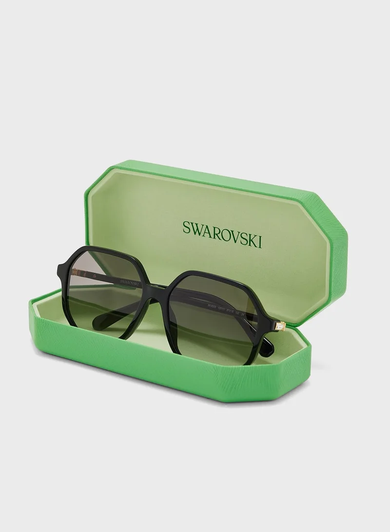SWAROVSKI 0Sk6003 Oversized Sunglasses