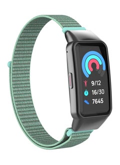 Generic Nylon Band for Honor Band 6/Huawei Band 6 Pro/Huawei Band 6,Nylon Watch Strap Sport Wristband Soft Replacement Watch Strap Adjusable Wrist for Women Men (Turquoise)  - Image 2