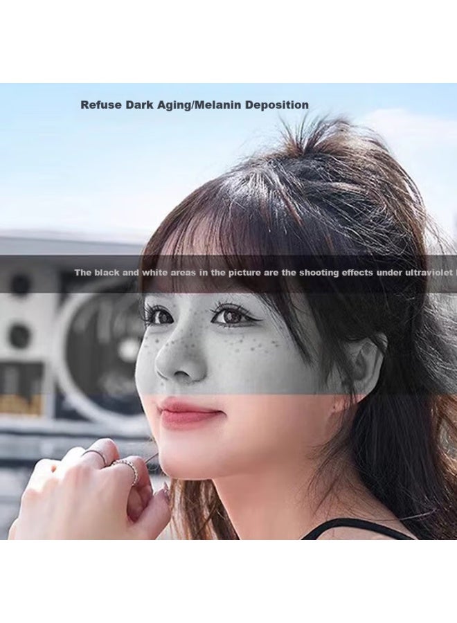 Amorays Women's New Korean-style Fashion Polarized Sungl, Face-shaping, Suitable For Square And Round Faces, Making Face Look Smaller, Milk Tea Color - Image 5
