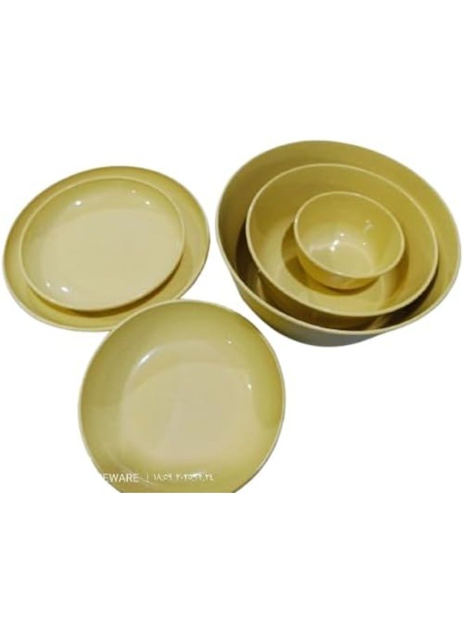 طقم عشاء فاخر 26 قطعة – عالي الجودة، آمن للميكروويف وغسالة الأطباق – لإطلالة أنيقة وعصرية على سفرتك - Image 2