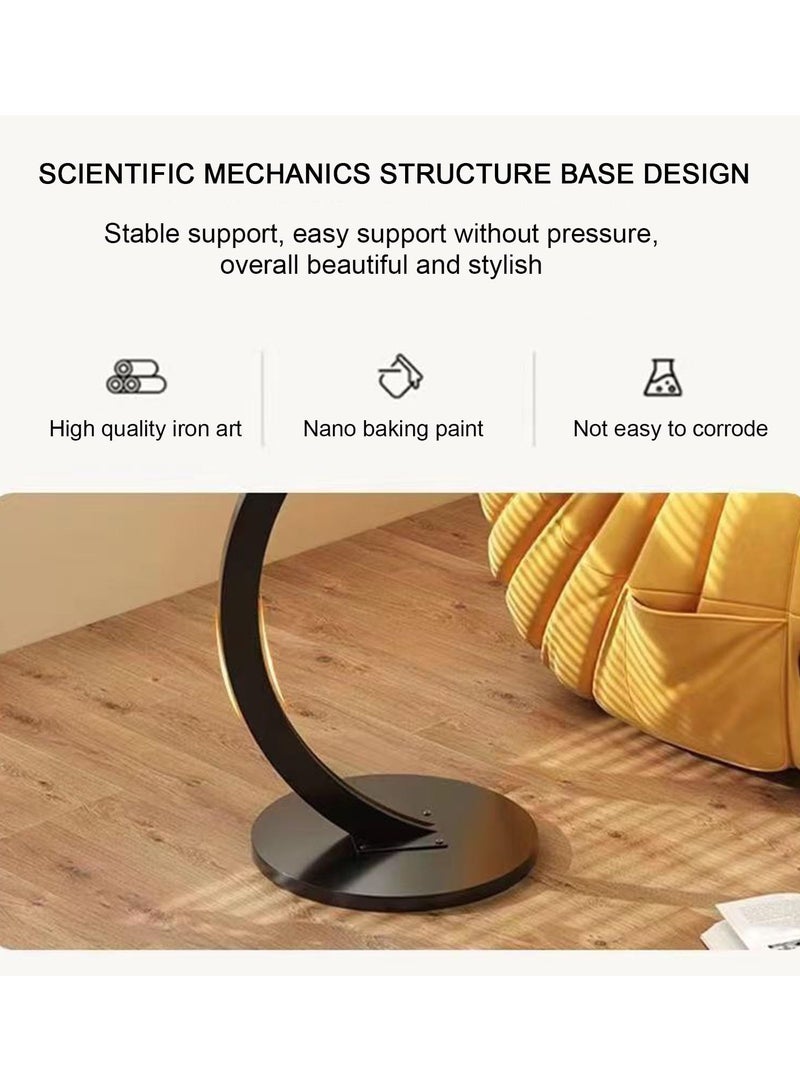 XiuWoo Nordic Style Simple Coffee Table Sofa Side Round Table End Table For Home Living Room Bedroom Study Room Office - Image 4