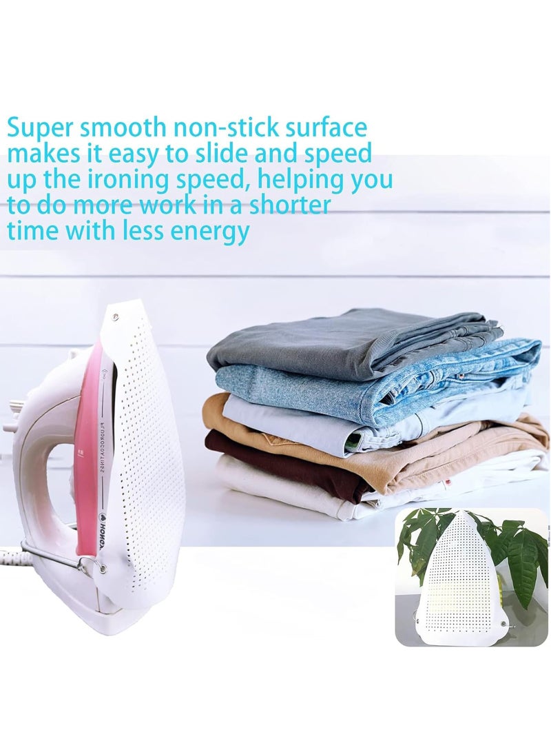 LAIAOCISI 2 Pcs Ironing Shoe Cover, Steam Iron Guard on Most Standard Size, Easy Installation for All Fabrics, Bag - Image 2