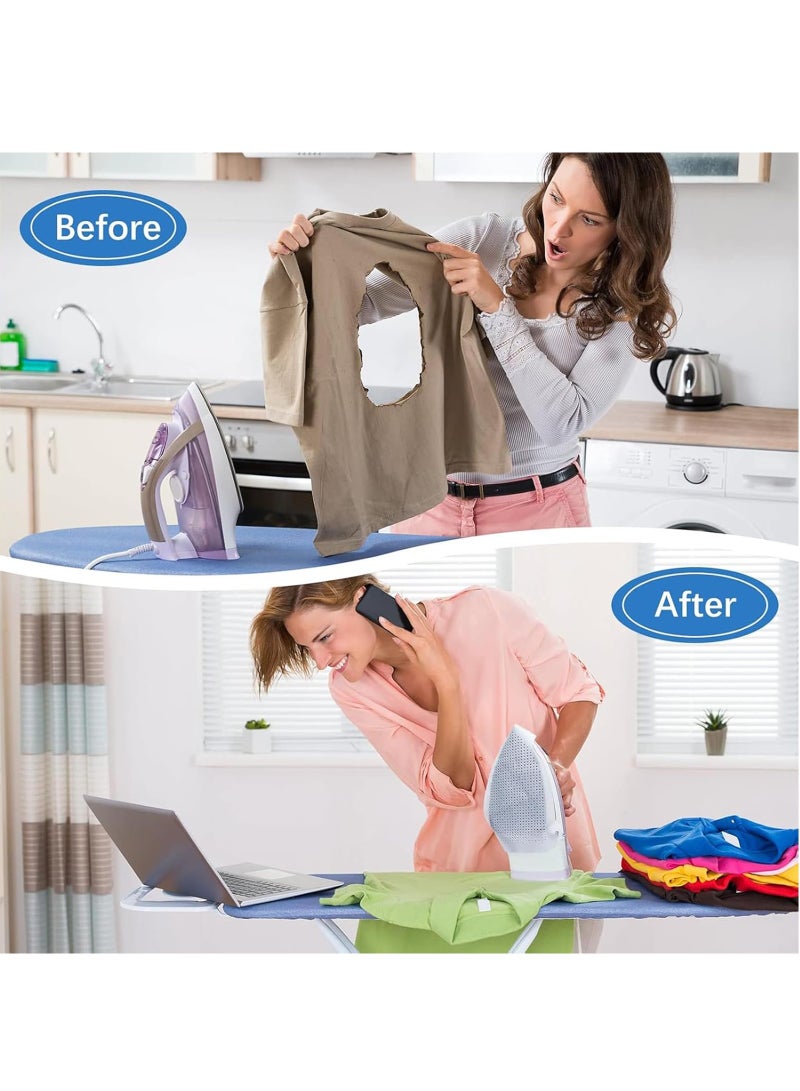 LAIAOCISI 2 Pcs Ironing Shoe Cover, Steam Iron Guard on Most Standard Size, Easy Installation for All Fabrics, Bag - Image 3