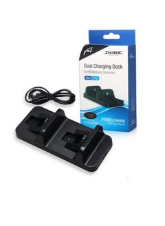 دوبي قاعدة شحن مزدوجة Dobe PS4 – طراز T4-002  - Image 3