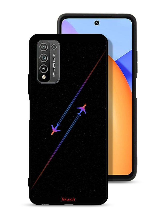Tolwak Honor 10X Lite Protective Case Cover Airplanes Art - Image 1