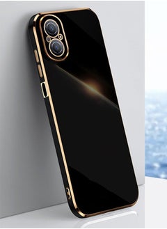 Back Case Cover for realme C67 4G Back Cover | Gold Electroplating Chrome | Raised Edges | Super Soft-Touch | Bumper Back Case for realme C67 4G