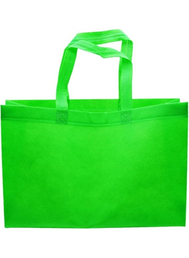 HXD Zoomlion Pack of 10 Reusable PP Nonwoven Tote Bags with Handles – Eco-Friendly Grocery Shopping & Retail Carry Bags, Recycled Packaging Bags for Clothing, Shoes & Everyday Use (32 × 10 × 25 cm) - Image 2