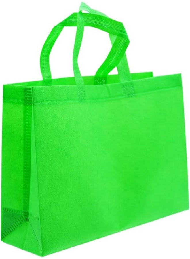 HXD Zoomlion Pack of 10 Reusable PP Nonwoven Tote Bags with Handles – Eco-Friendly Grocery Shopping & Retail Carry Bags, Recycled Packaging Bags for Clothing, Shoes & Everyday Use (32 × 10 × 25 cm) - Image 1