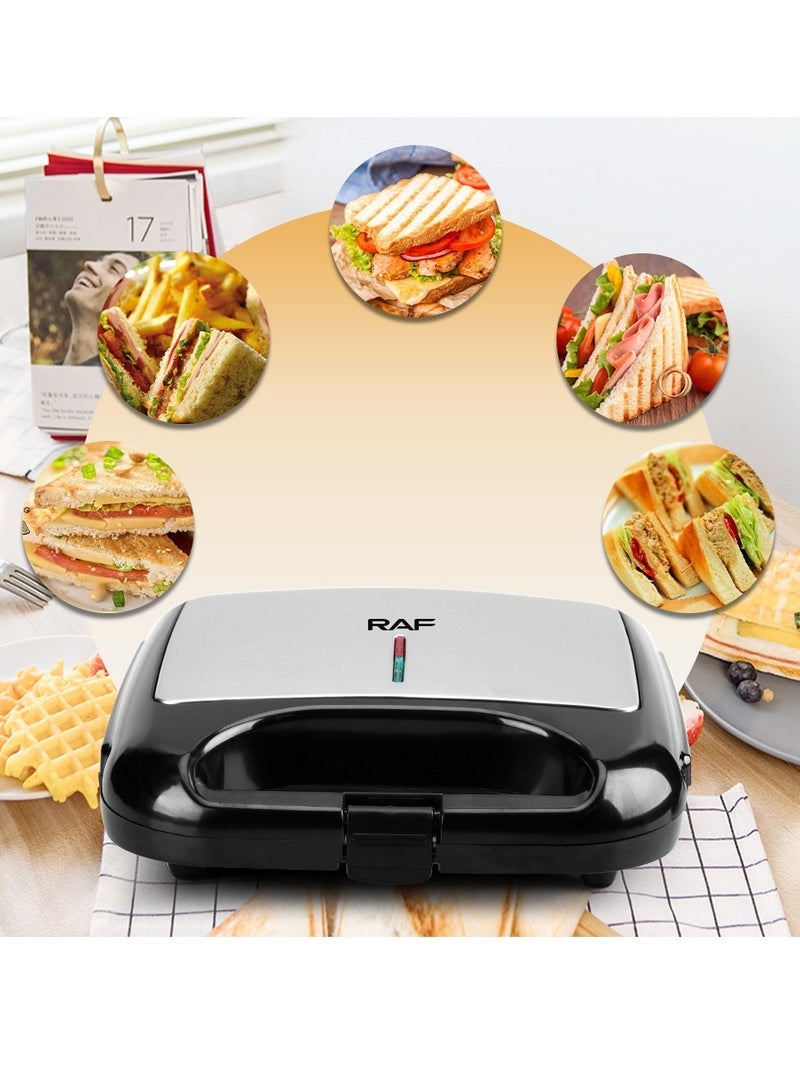 آر إيه أف Household Double-sided Heating Sandwich Machine Multifunctional Breakfast Machine Bread Machine - Image 3