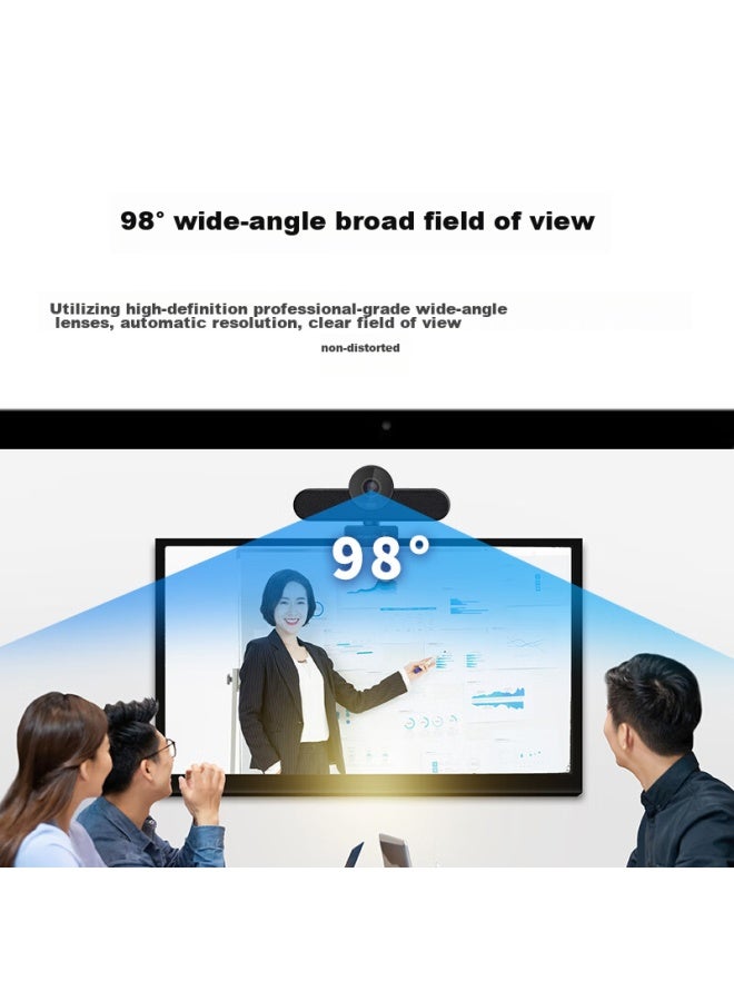 Aoni Computer Webcam 5mp Ultra Hd Audio And Video All-in Device With Speaker, Array Noise-cancelling Microphone For Postgraduate Entrance Exam, Interview And Video Conferencing Netyi C1000 - Image 5