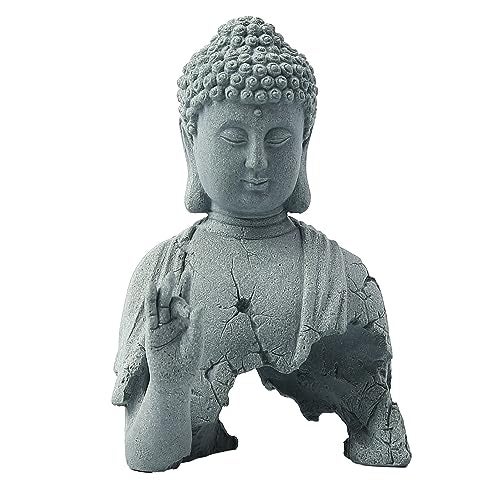 Sdeetesamjun Buddha Statue for Home Stone Zen Garden Accessories Meditation Zen Garden Yoga Bonsai Micro Landscape Feng Shui Decor Fish Tank Aquarium Decorations - Image 1