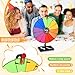 AugFir 18inch Tabletop Prize Wheel Prize Wheel Spinner with Stand Storage Base Featuring a Prize Wheel with 14 Customizable Color Sections Suitable for Party Games Family Games with line - Image 4