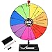 AugFir 18inch Tabletop Prize Wheel Prize Wheel Spinner with Stand Storage Base Featuring a Prize Wheel with 14 Customizable Color Sections Suitable for Party Games Family Games with line - Image 2