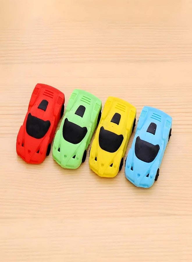 Nimida® Car Shaped Pack of 6 Cute Looking Erasers for School Going Kids/Birthday Return Gifts | Collectable Series | Non-Toxic | - Image 5