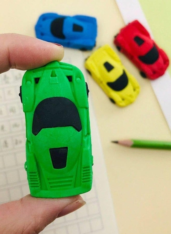 Nimida® Car Shaped Pack of 6 Cute Looking Erasers for School Going Kids/Birthday Return Gifts | Collectable Series | Non-Toxic | - Image 4
