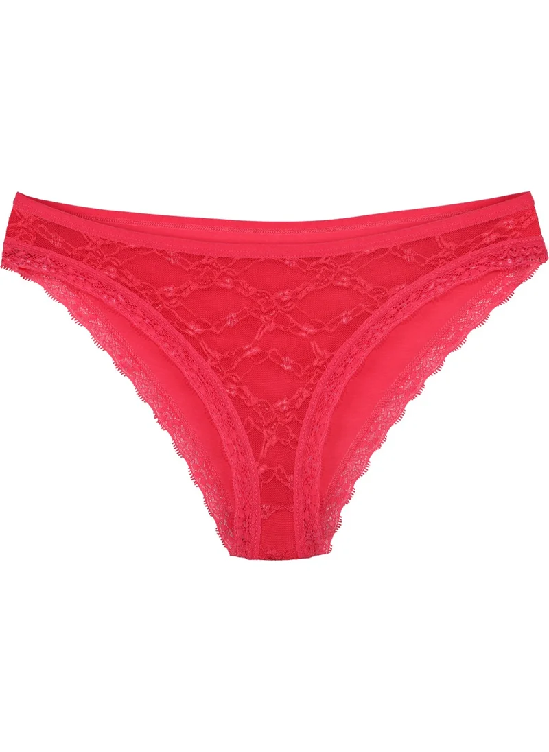 Sensu Women's Transparent Lace Panties 5 Pack Set - Kts3004