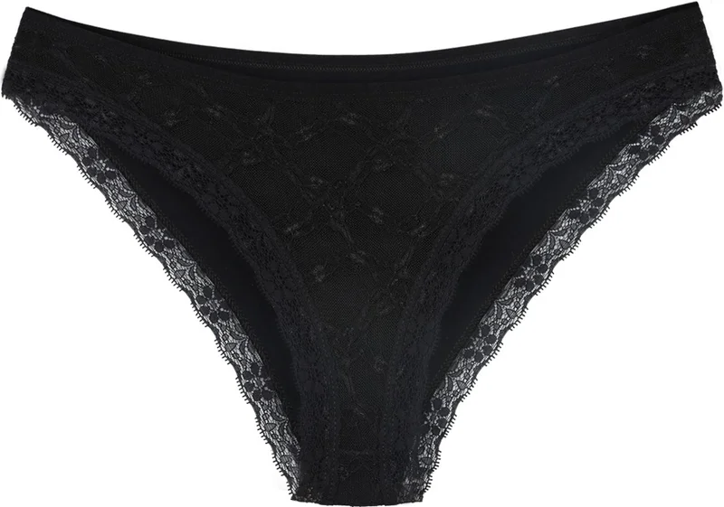 سينسو Women's Transparent Lace Panties 5 Pack Set - Kts3004