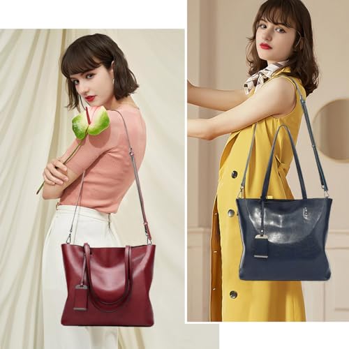 ALARION Women Top Handle Satchel Handbags Shoulder Bag Messenger Tote Bag Purse - Image 2