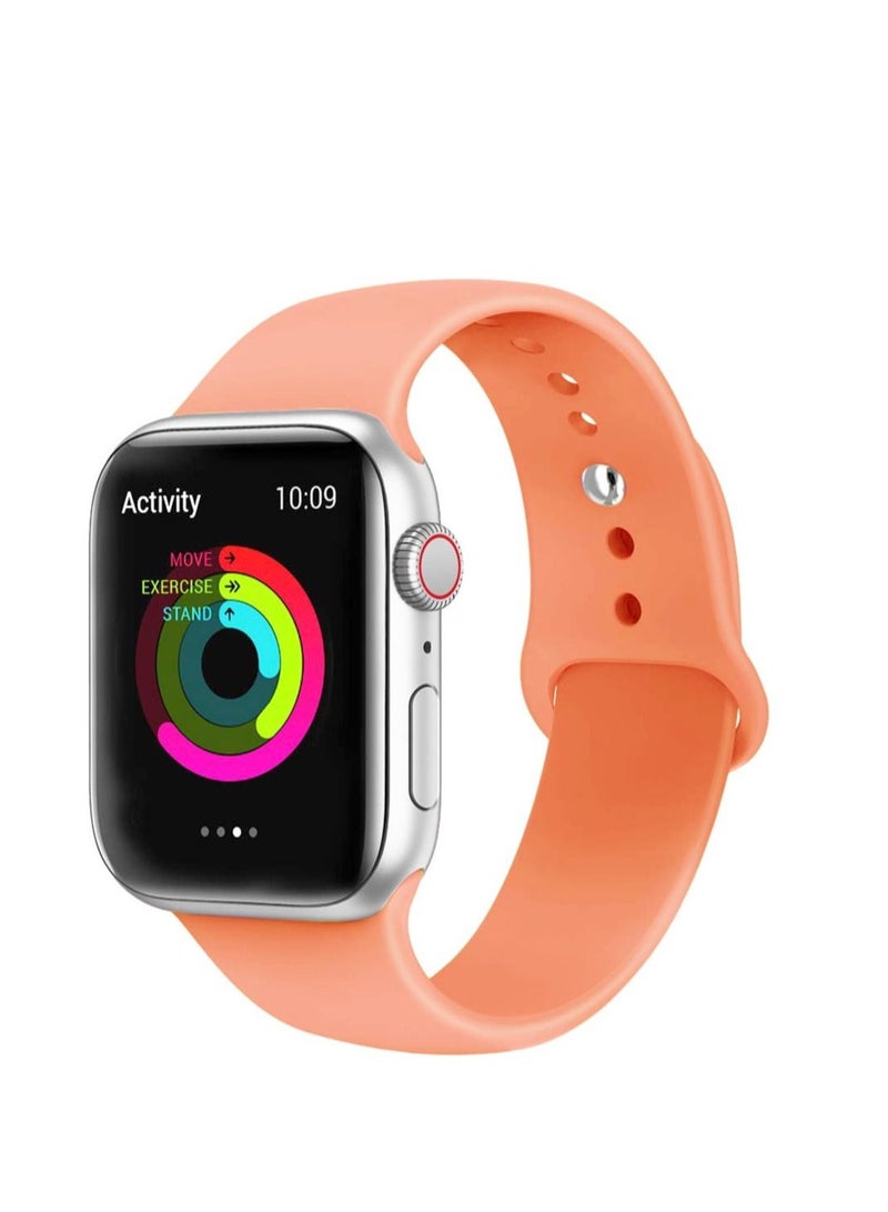 Soft Silicone Fitness Replacement Wristband Strap For Apple iWatch Band Series 6/5/4/3/2/1/SE 38-40mm - Image 1