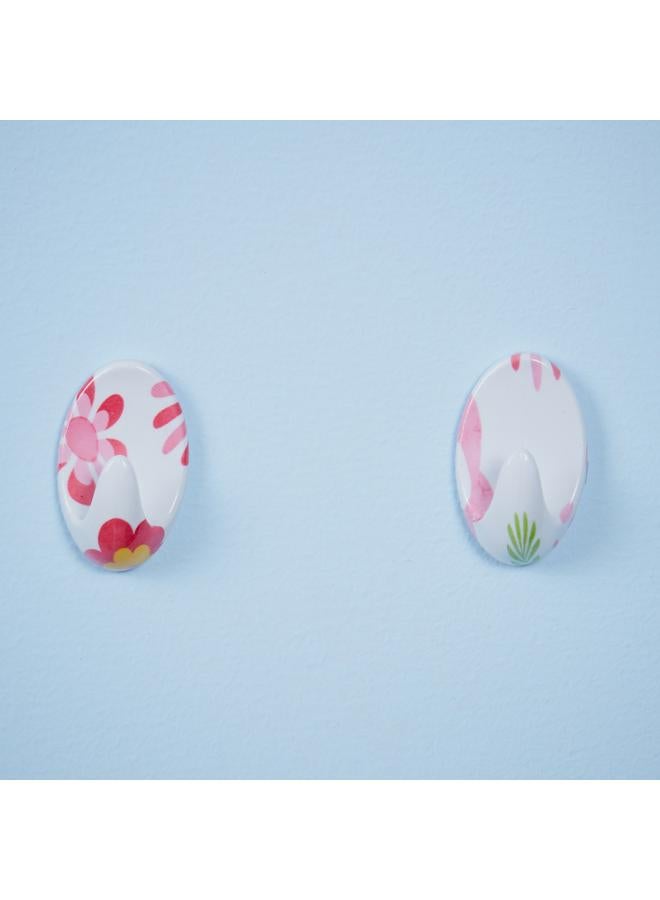 Home Box Decorative Vogue Printed Hook Set Of 2 - Image 2