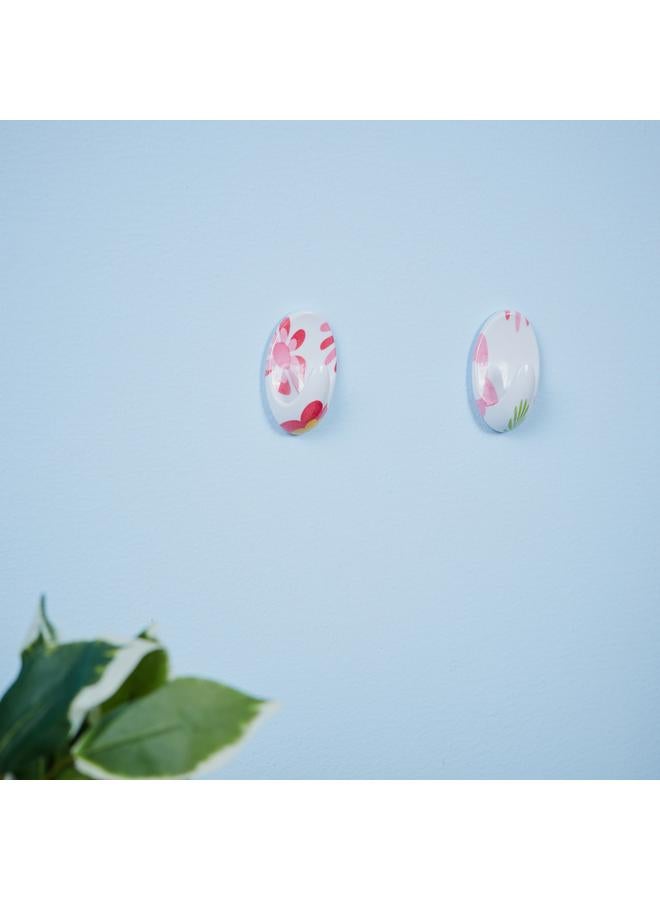 Home Box Decorative Vogue Printed Hook Set Of 2 - Image 1