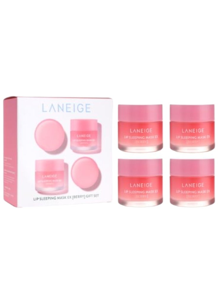 لانيج قناع الشفاه الليلي من LANEIGE EX – عناية ليلية للشفاه للترطيب والنعومة والشفاه المتألقة - Image 1