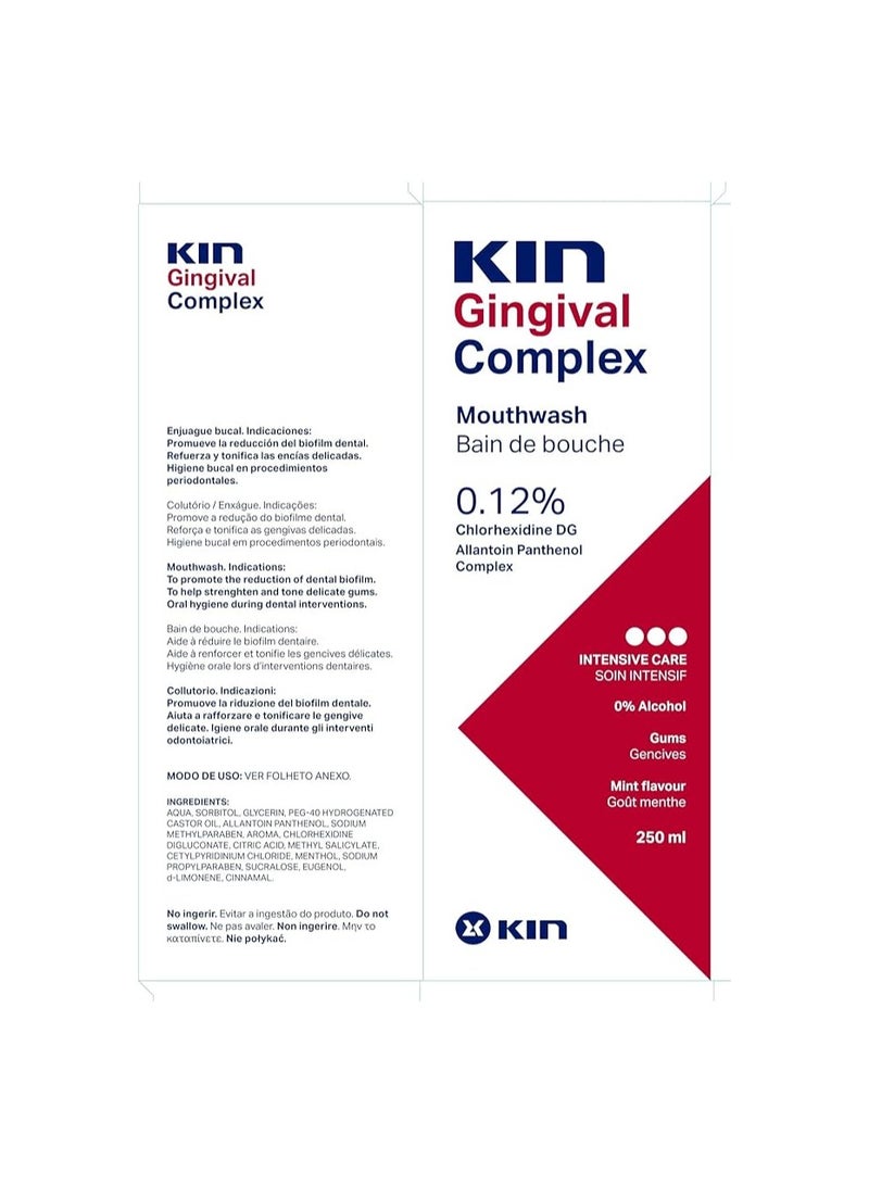 KIN Gingival Complex Mouthwash 250ml - Image 2