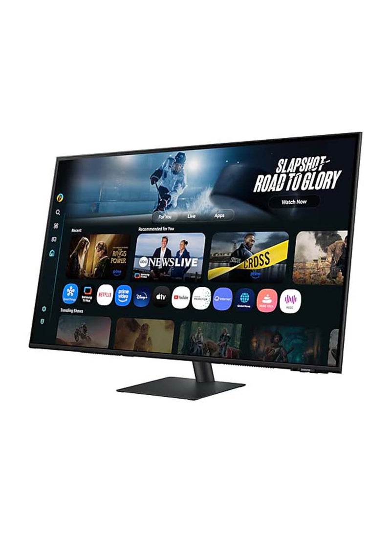 Samsung 43-Inch M7 M70F Smart Monitor, 4K UHD (3840x2160), Vision AI, Smart TV Apps, Gaming Hub, USB-C 65W Power Delivery, HDMI, Built-in Speakers, Bluetooth, Remote Control, Black - LS43FM700UMXUE Black - Image 3