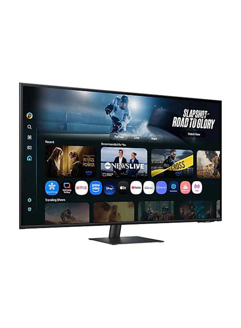 Samsung 43-Inch M7 M70F Smart Monitor, 4K UHD (3840x2160), Vision AI, Smart TV Apps, Gaming Hub, USB-C 65W Power Delivery, HDMI, Built-in Speakers, Bluetooth, Remote Control, Black - LS43FM700UMXUE Black - Image 2