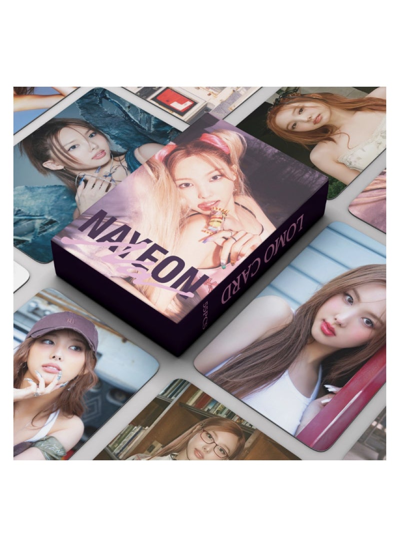 NIBEMINENT 55 Pcs Kpop TWICE - IM NAYEON Lomo Cards Card For Fans Collection Gifts - Image 1
